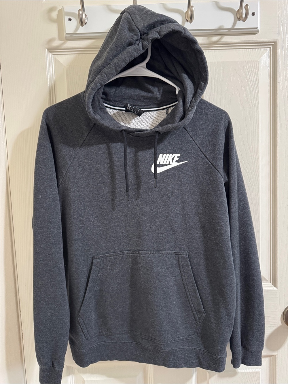Nike Women’s Charcoal Gray Pullover Hoodie